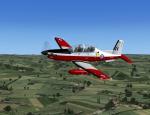 IRIS T-6A Texan II - FSX - RAF T-6 Linton Red and White Textures
